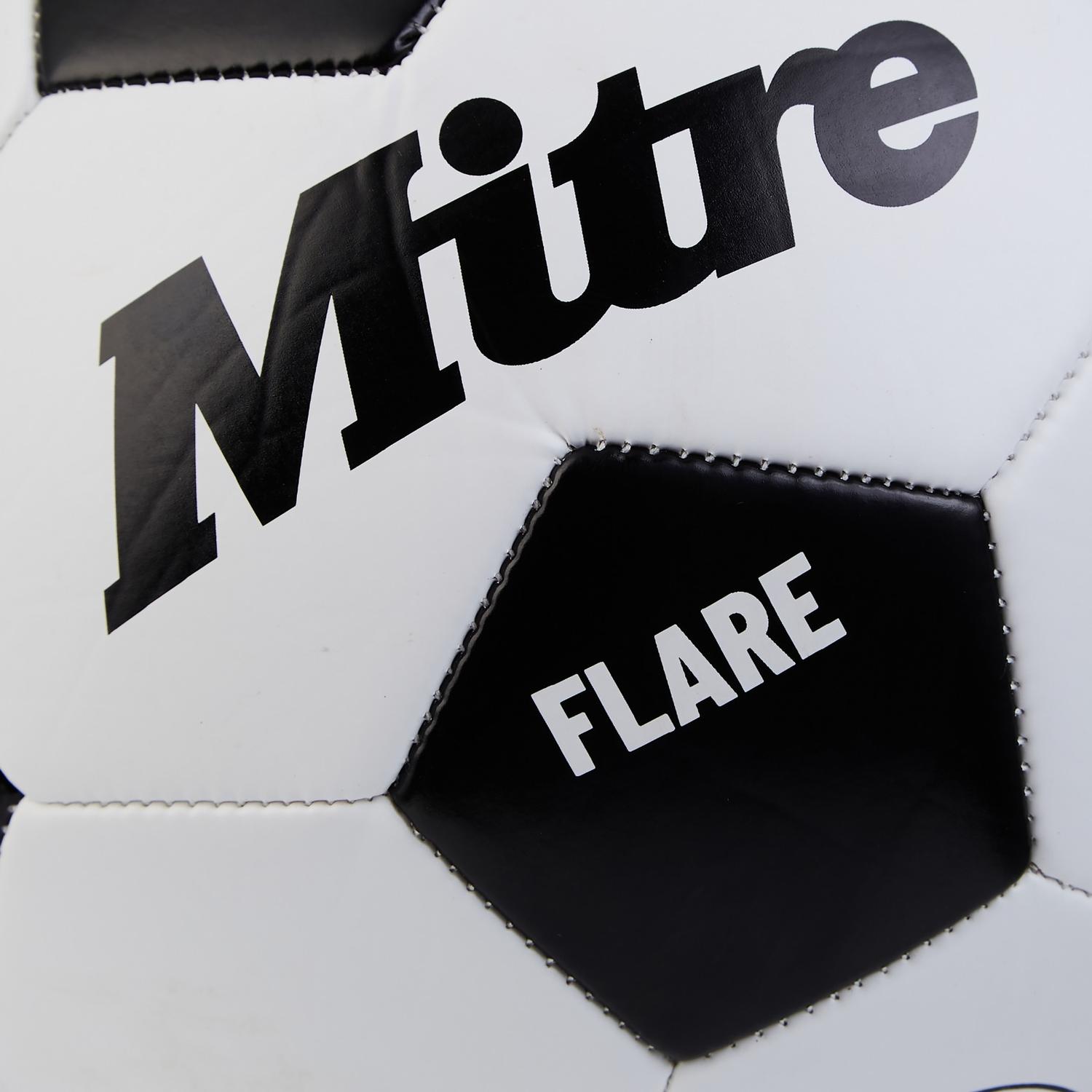 BALON DE FUTBOL MITRE FLARE BLANCO-NEGRO - 4