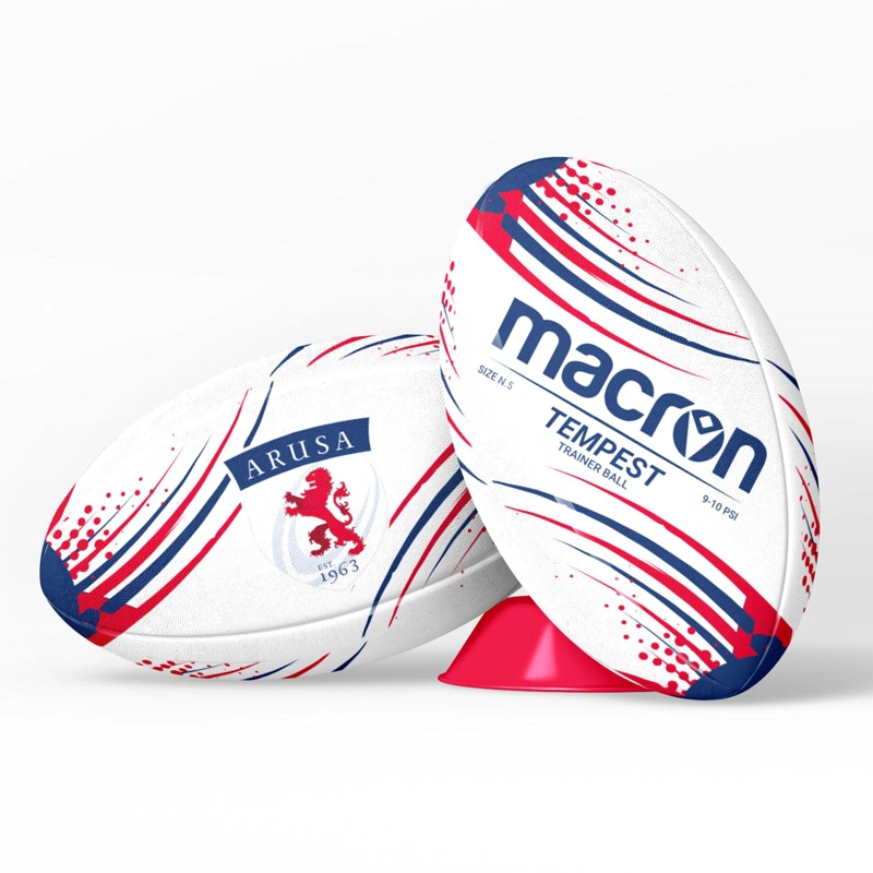 BALON DE RUGBY MACRON OFICIAL ARUSA TEMPEST T5 - 1