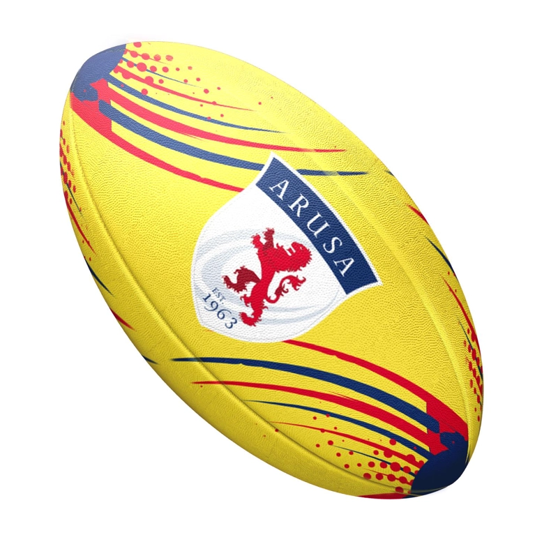 BALON DE RUGBY MACRON OFICIAL ARUSA SUPPORTER AMARILLO - 2