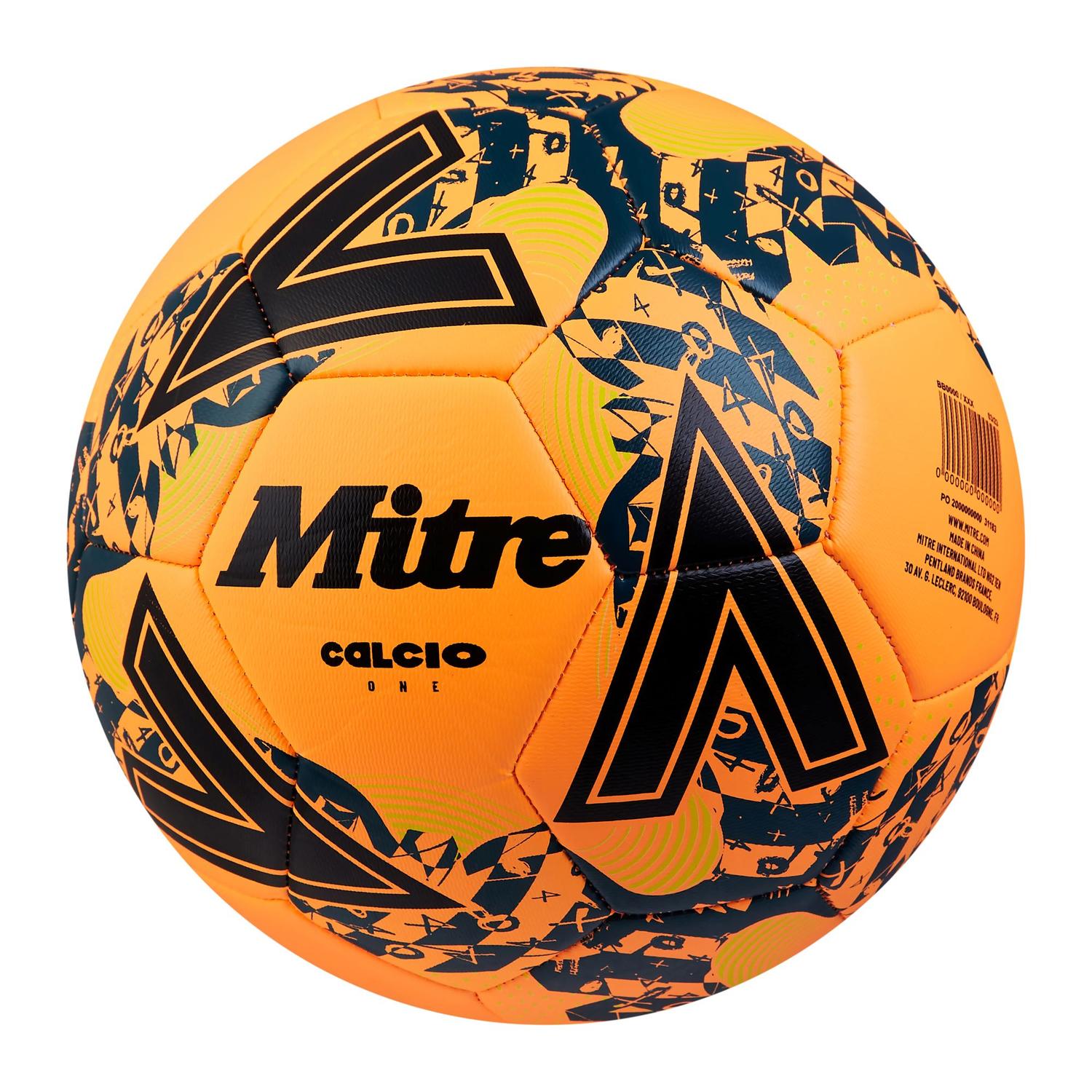 BALON DE FUTBOL CALCIO MITRE NARANJO T.5 - 3