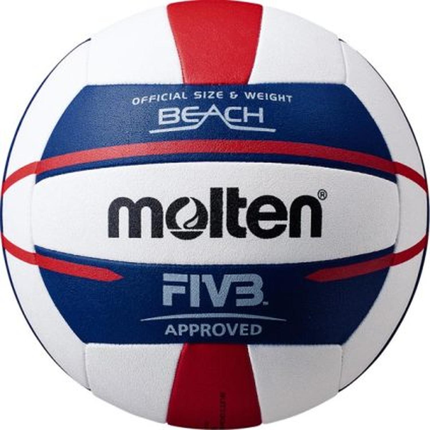 BALON VOLEIBOL PLAYA MOLTEN BV 5000 OFICIAL FIVB - 1