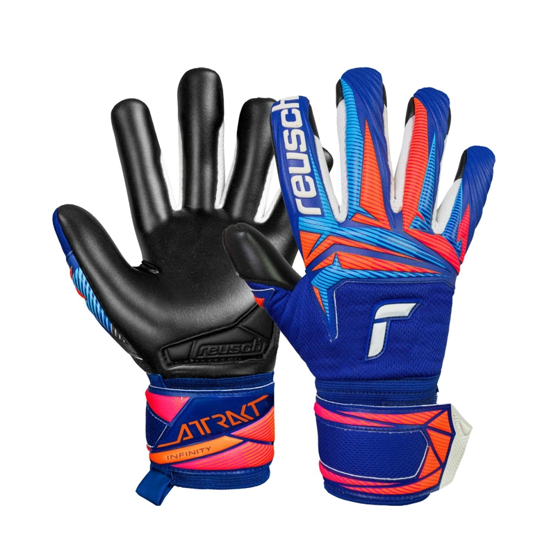 GUANTE ARQUERO REUSCH ATTRAKT INFINITY EVOLUTION NC AZULINO GK26 - 1