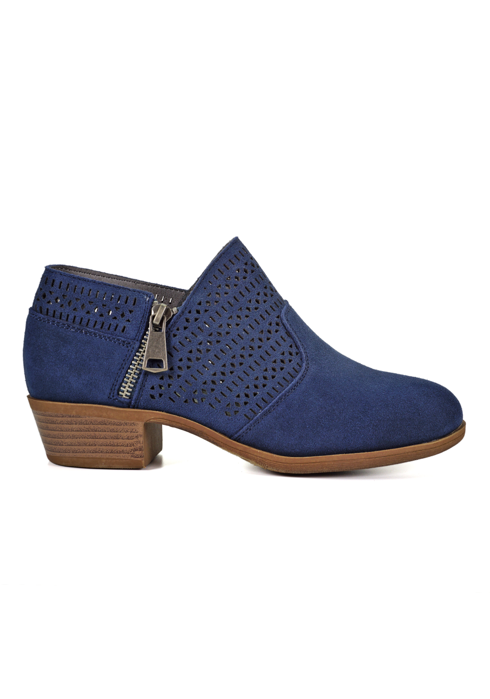 BOTÍN CUERO AZUL AIXA CASUAL - 2