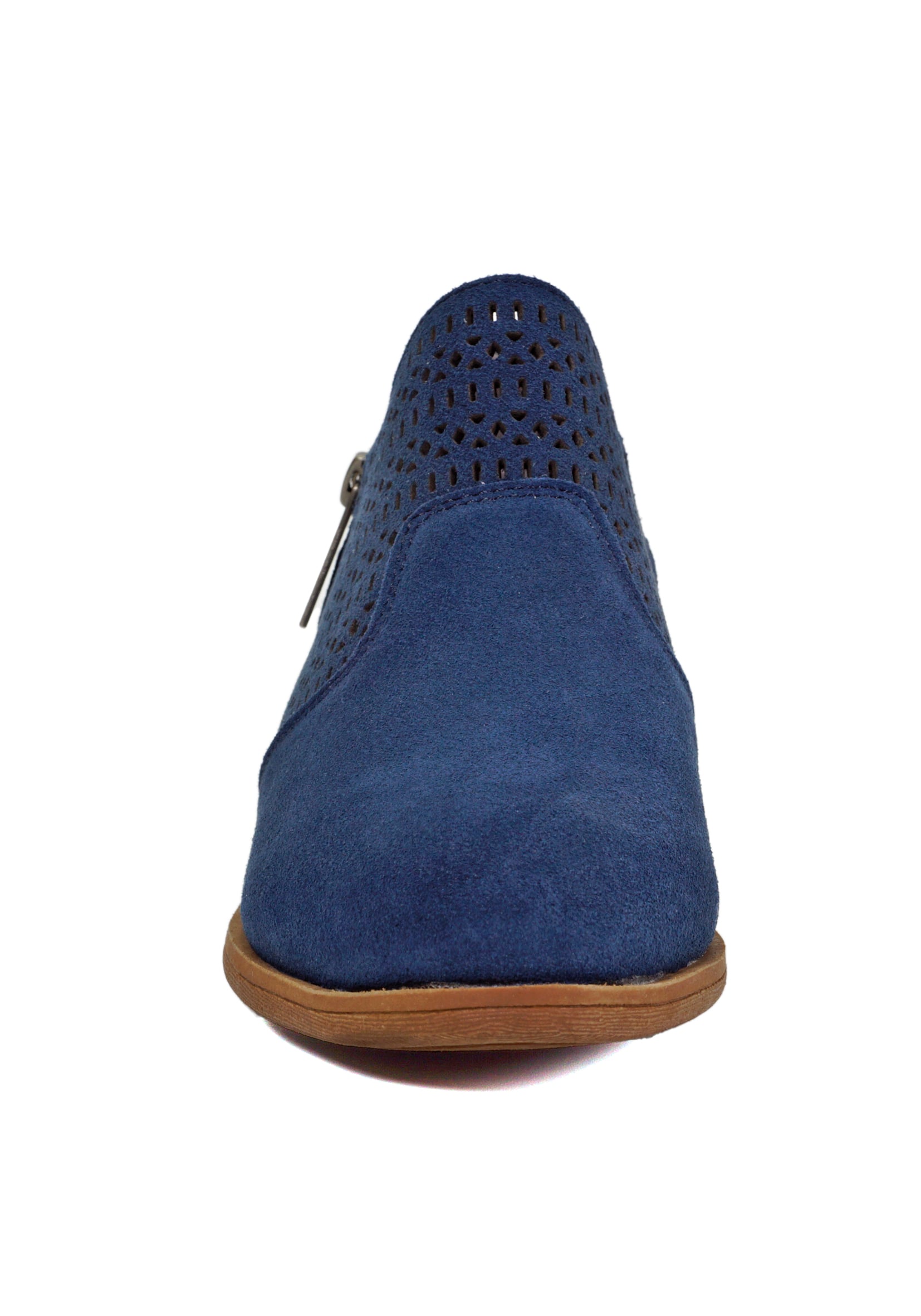 BOTÍN CUERO AZUL AIXA CASUAL - 3