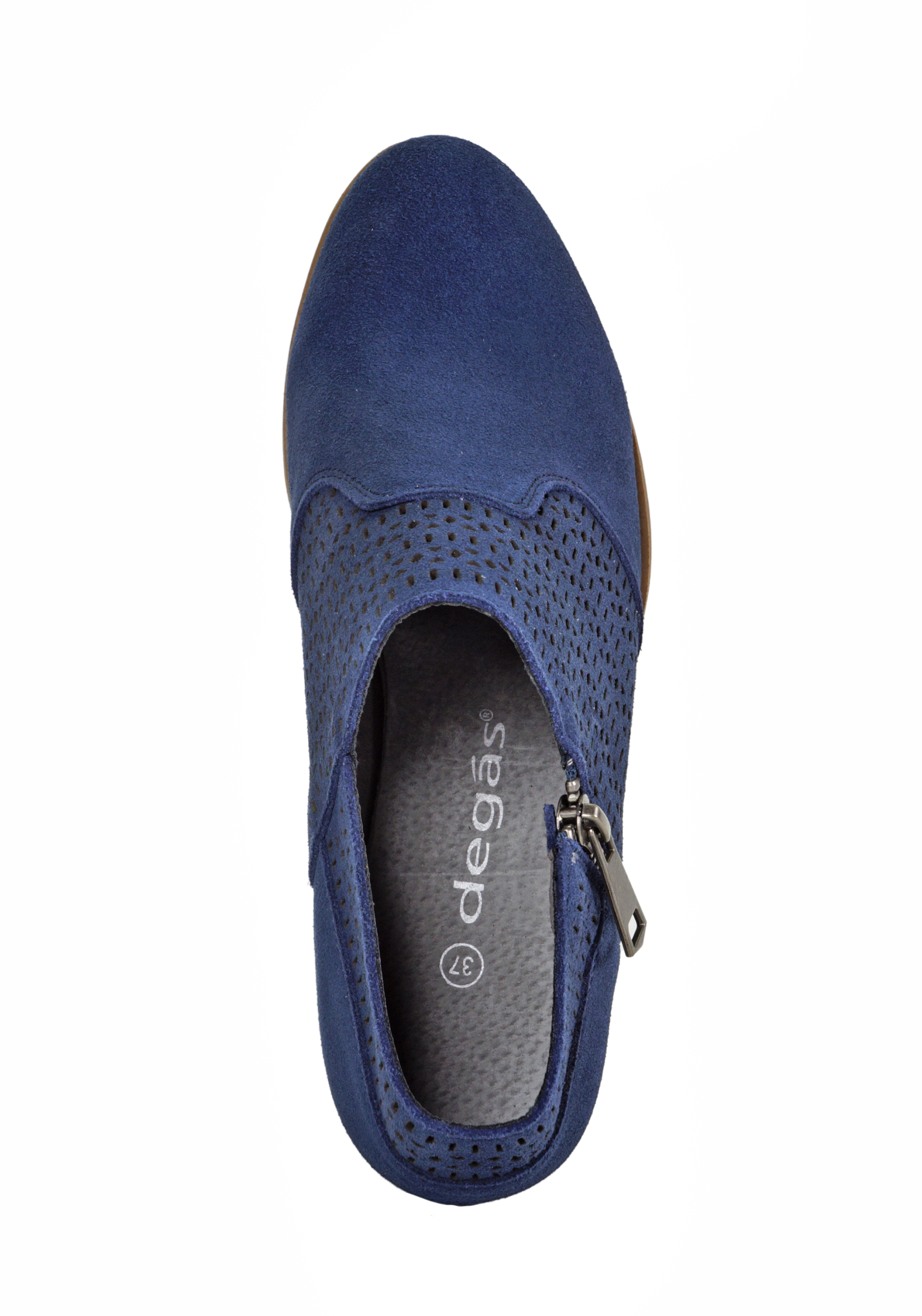 BOTÍN CUERO AZUL AIXA CASUAL - 8