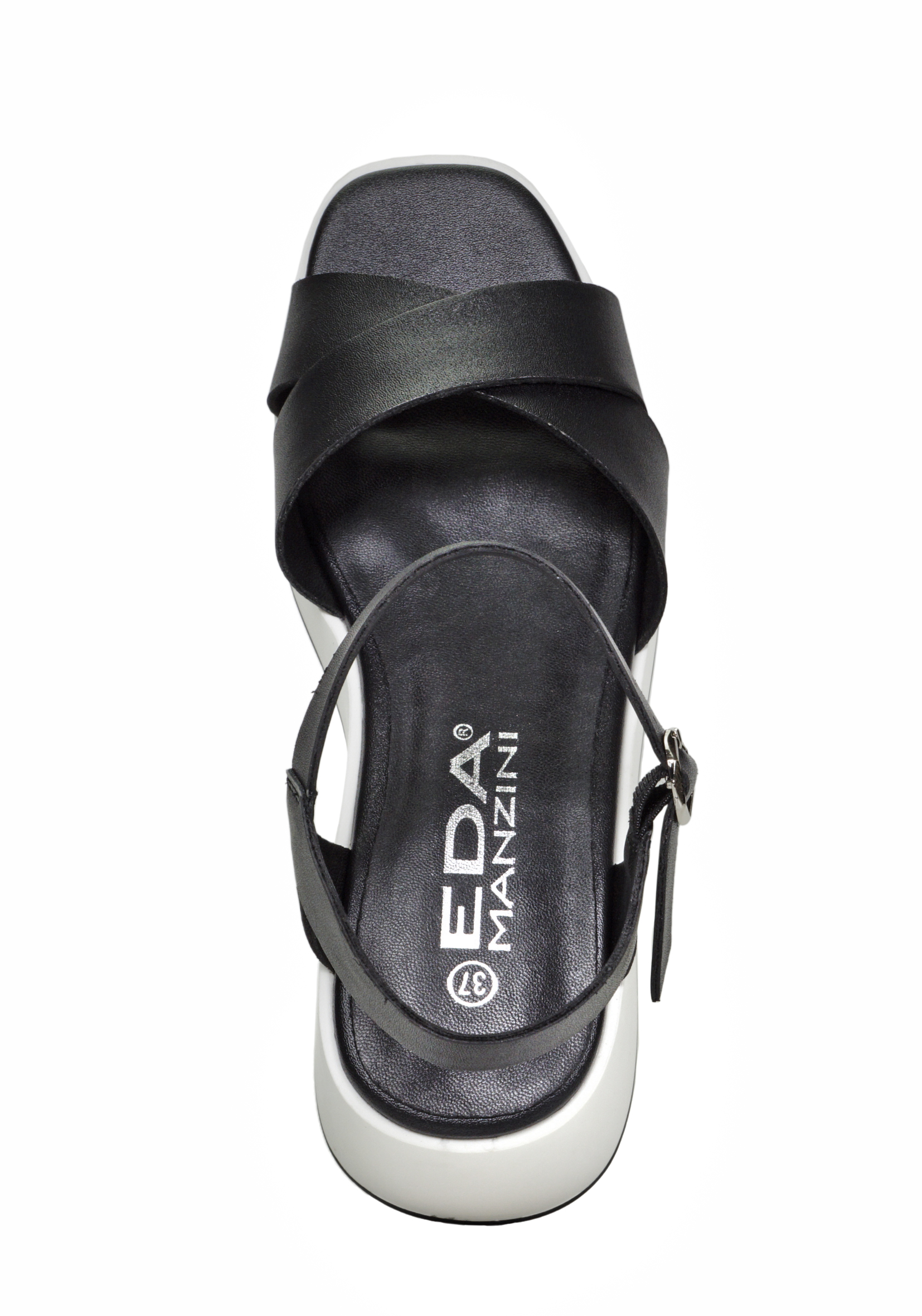 SANDALIAS MUJER EDA MANZINI NEGRO TRABYL DSE377S22BLK - 7
