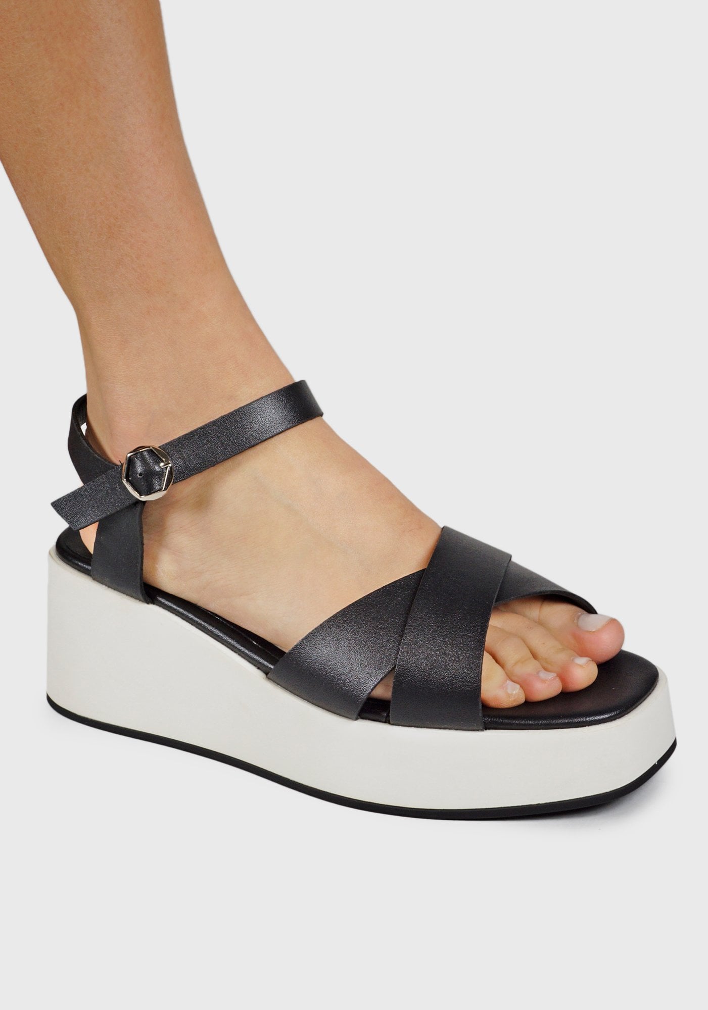 SANDALIAS MUJER EDA MANZINI NEGRO TRABYL DSE377S22BLK - 8