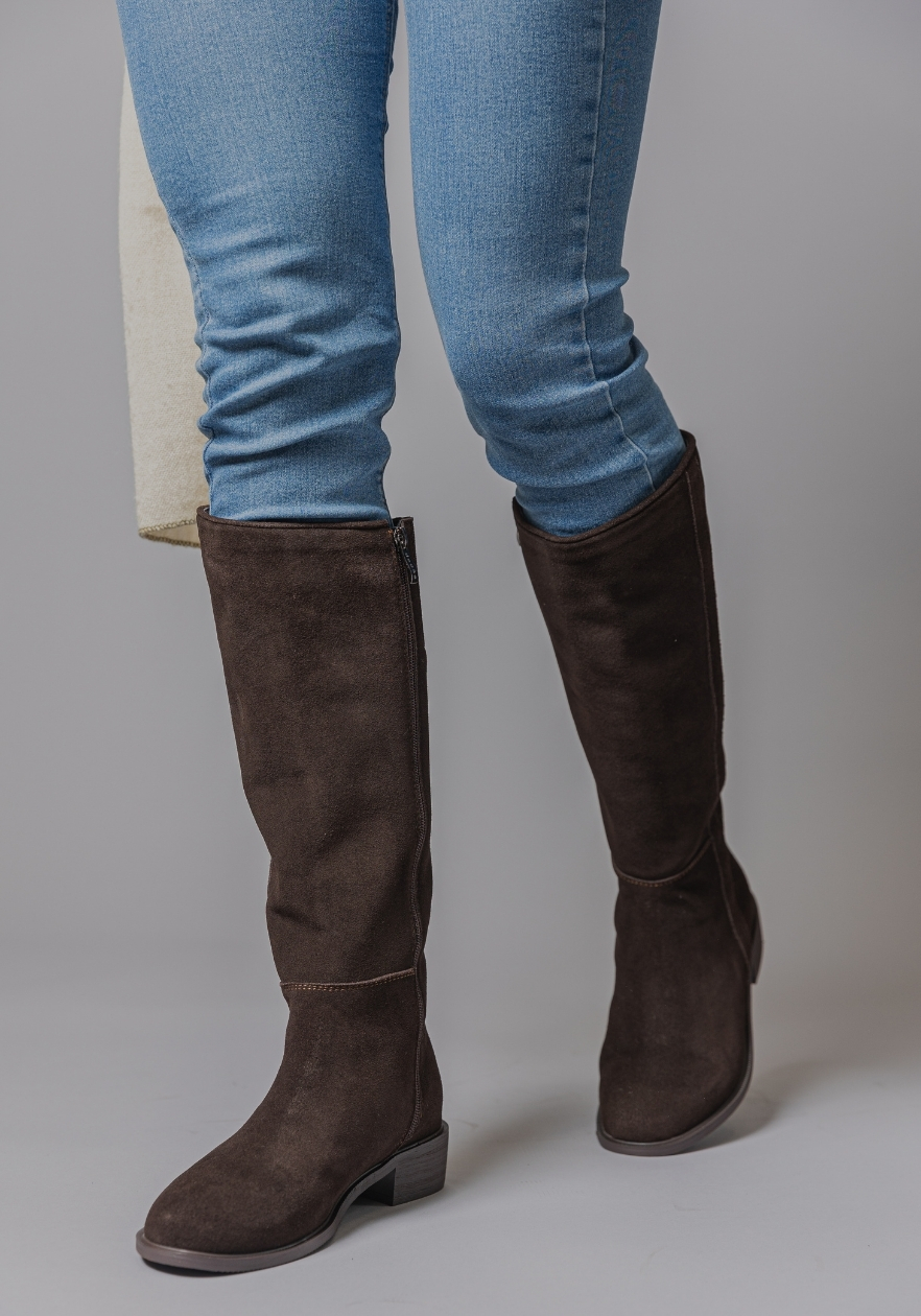 BOTAS MUJER DEGAS CUERO CAFÉ DINORA CH0225W22COF - 3