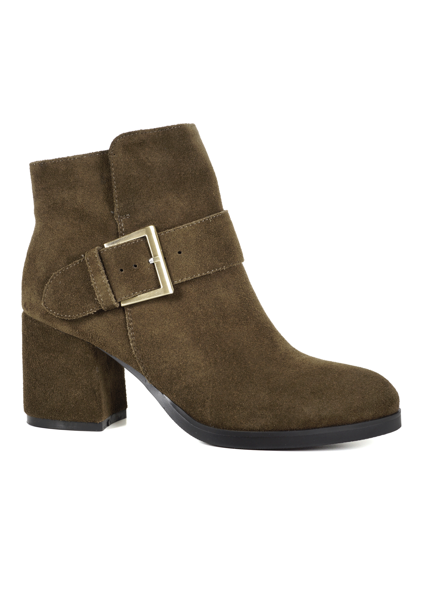 BOTÍN CUERO TAUPE GILDA CASUAL - 2