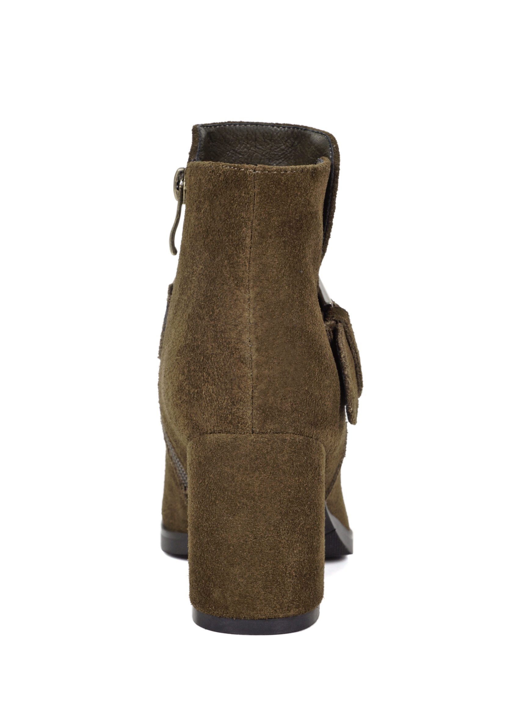 BOTÍN CUERO TAUPE GILDA CASUAL - 5