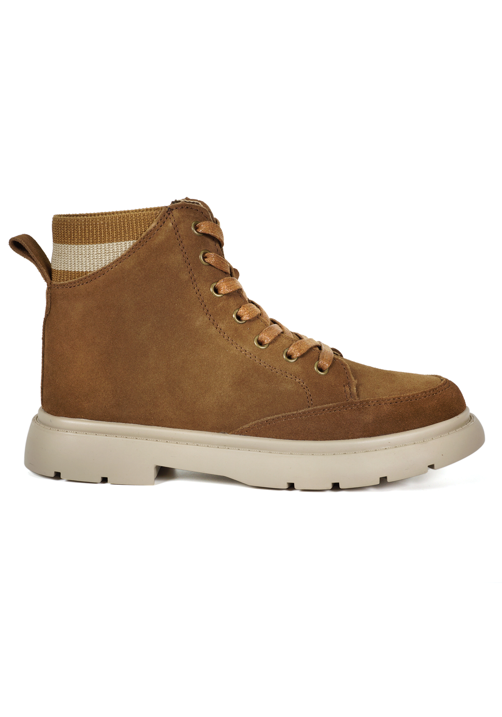 BOTÍN CUERO CAMEL MELACIA CASUAL - 2