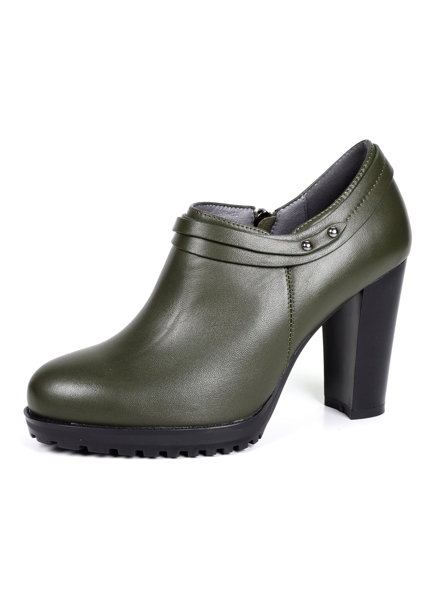 ZAPATO CUERO CASIANA VERDE - 2