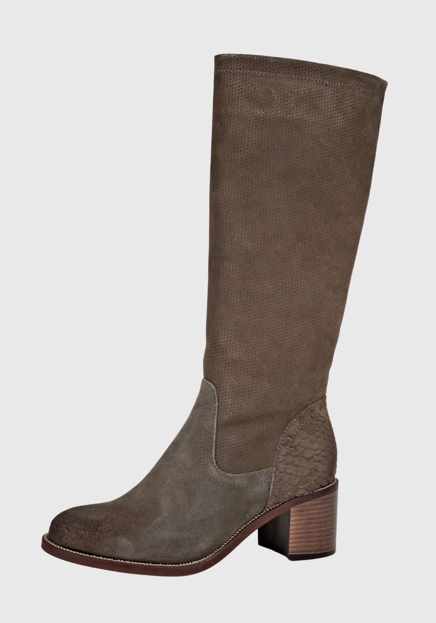 BOTAS MUJER DEGAS CUERO APELAS KHAKI SH0210W22KHA - 1