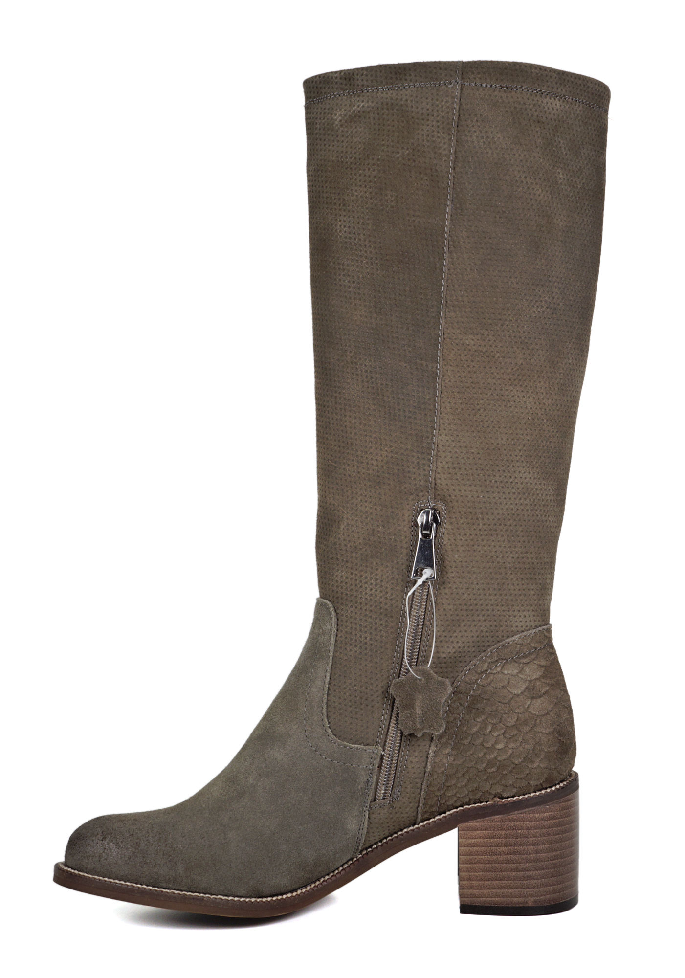 BOTAS MUJER DEGAS CUERO APELAS KHAKI SH0210W22KHA - 6