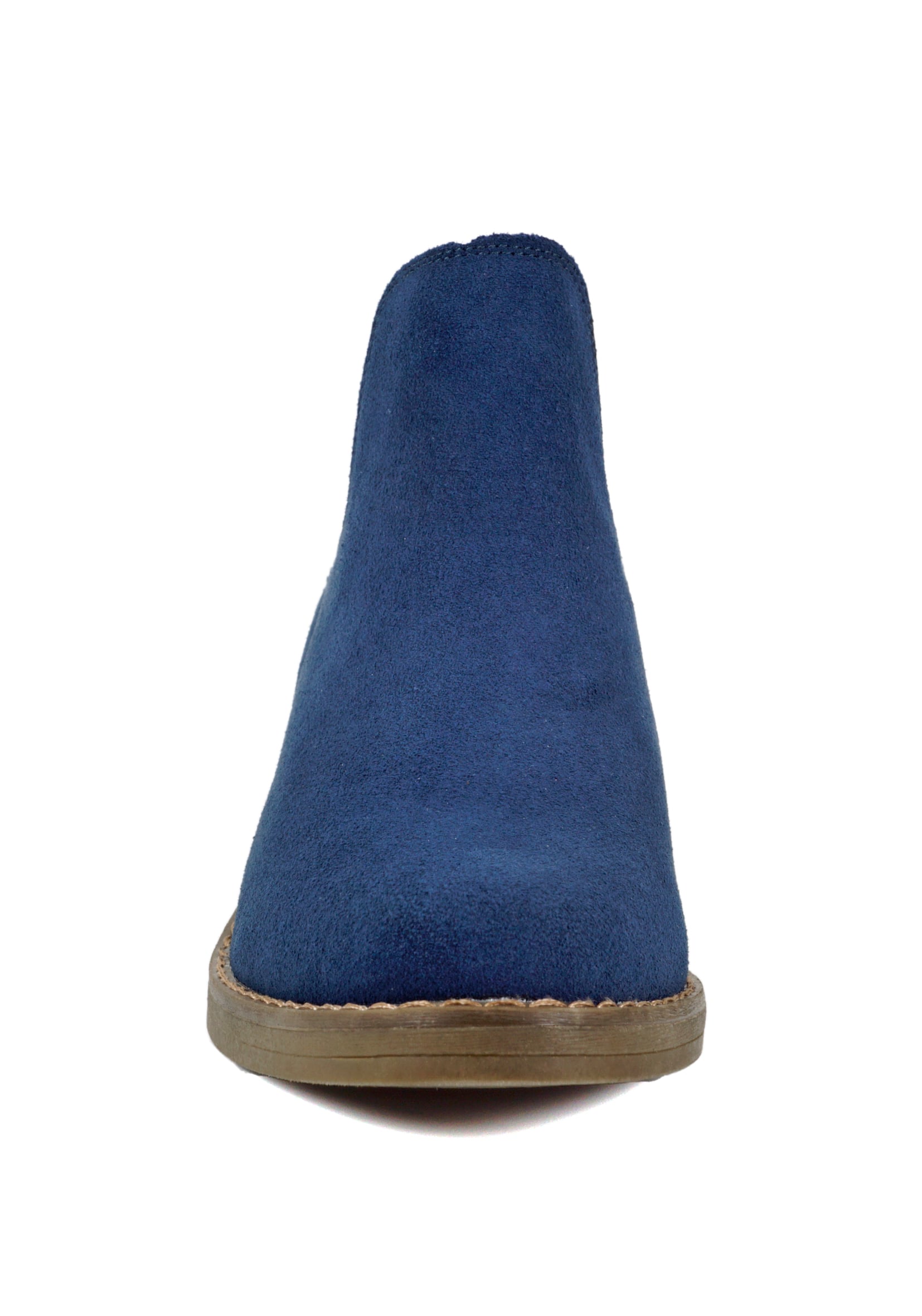 BOTÍN CUERO AZUL VAQUERO XIANA CASUAL - 3