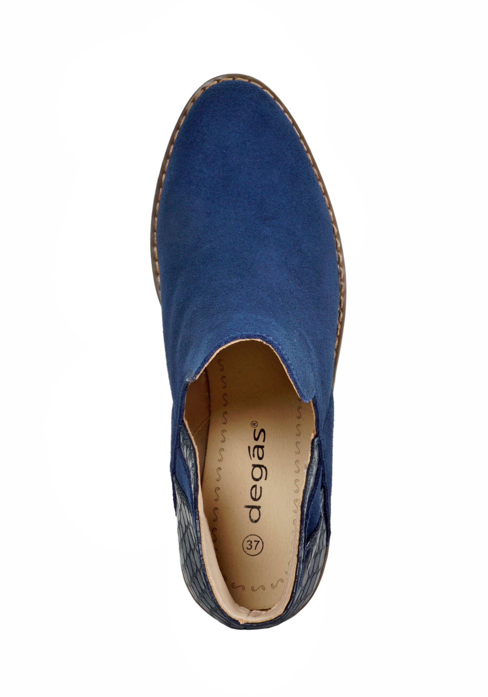 BOTÍN CUERO AZUL VAQUERO XIANA CASUAL - 8