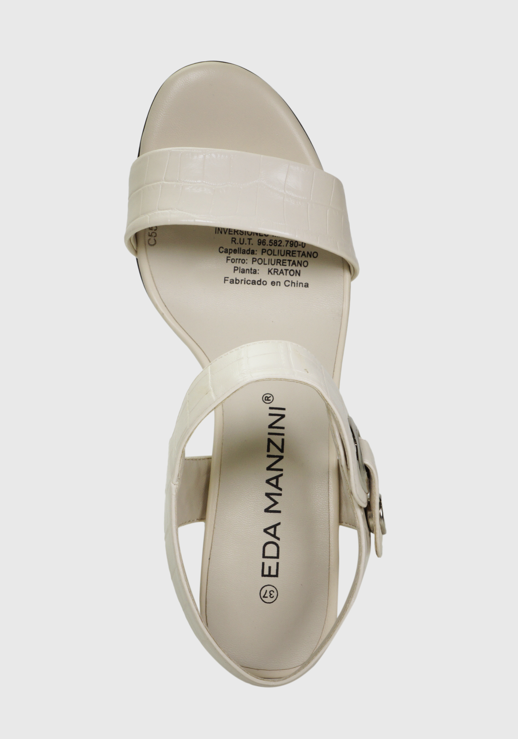 SANDALIA DINIZ CREMA - 6