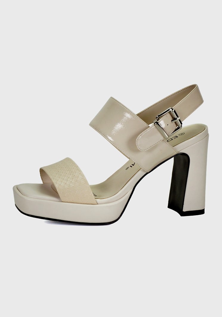 SANDALIA MARTINA CREMA - 1