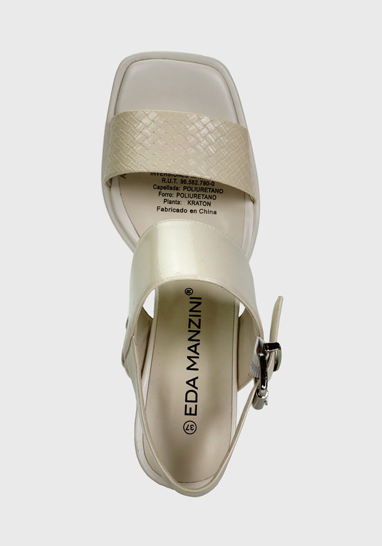 SANDALIA MARTINA CREMA - 9