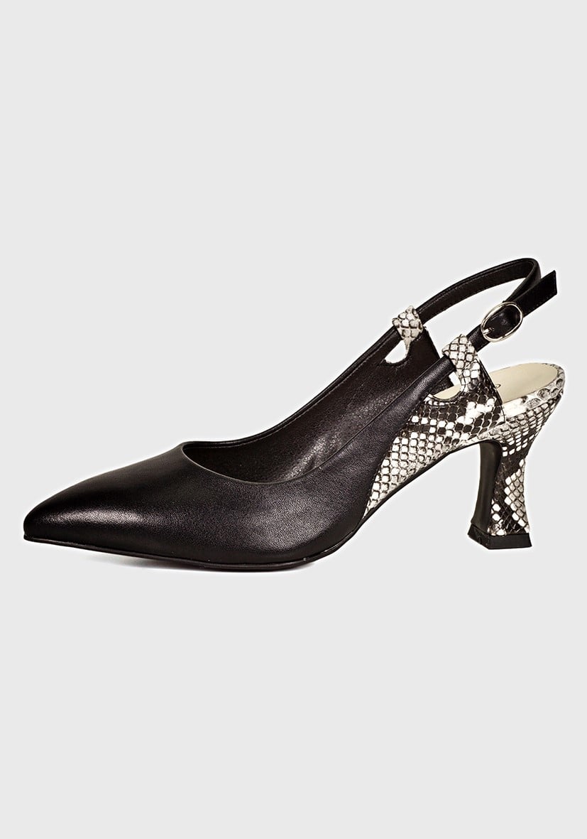 SANDALIAS MUJER DEGAS CUERO NEGRO LAYLA CH0306S23BLK - 1