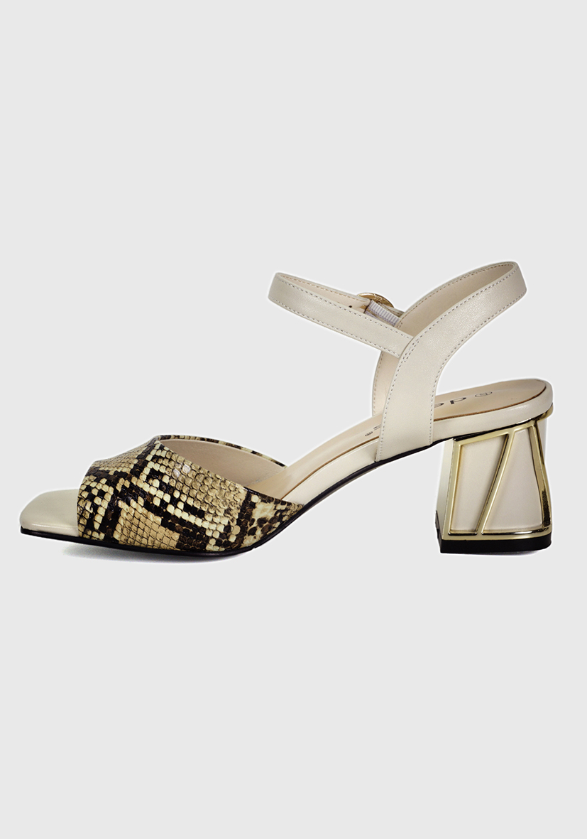 SANDALIAS MUJER DEGAS CUERO AIMAR CREMA CH0451S23BON - 4
