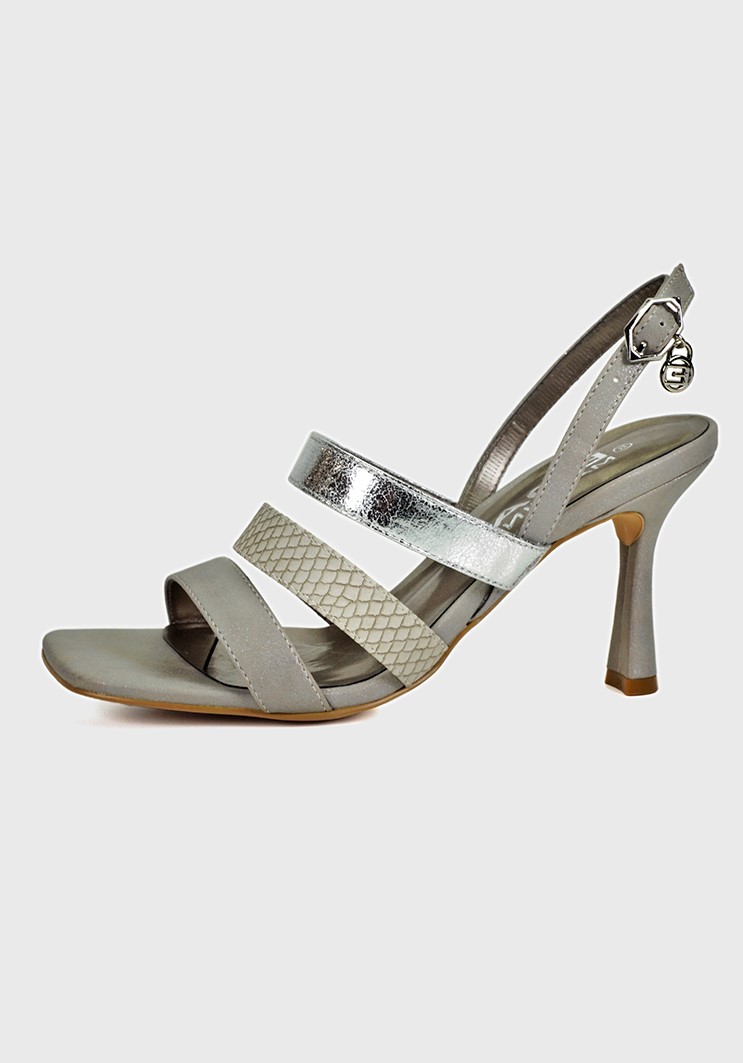 SANDALIAS MUJER EDA MANZINI PLATEADO OLIVIA DSE487S23SIL - 1