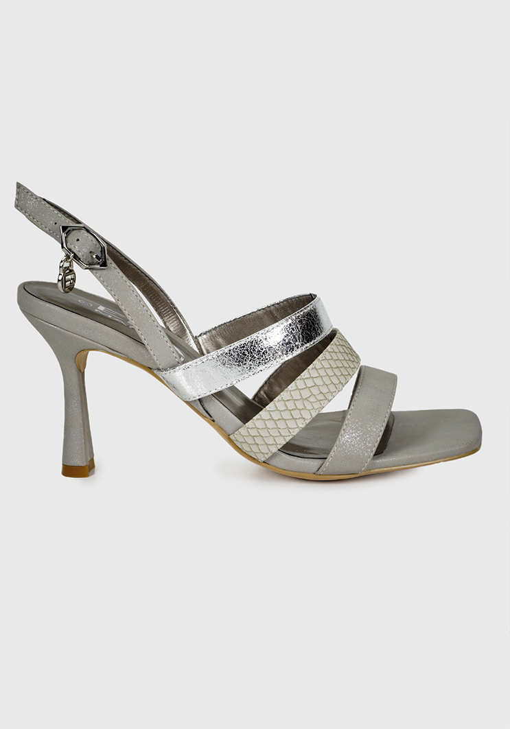 SANDALIAS MUJER EDA MANZINI PLATEADO OLIVIA DSE487S23SIL - 2