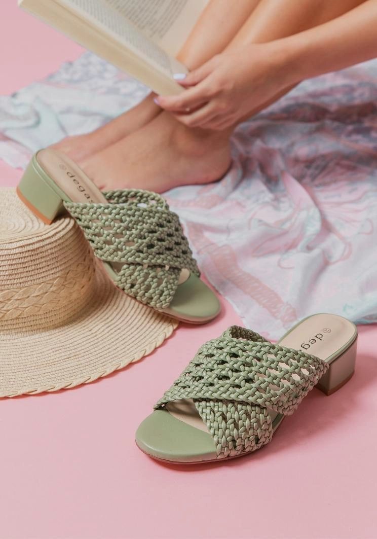 SANDALIAS MUJER DEGAS CUERO VERDE MAROMA CH0463S23GRE - 1