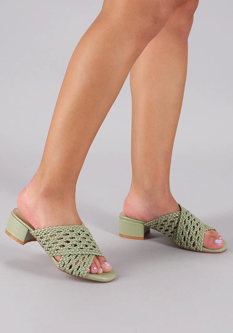 SANDALIAS MUJER DEGAS CUERO VERDE MAROMA CH0463S23GRE - 2