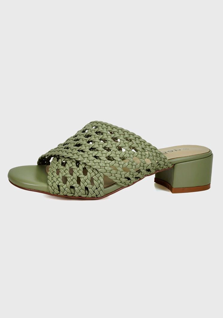 SANDALIAS MUJER DEGAS CUERO VERDE MAROMA CH0463S23GRE - 3