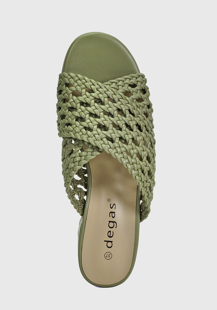 SANDALIAS MUJER DEGAS CUERO VERDE MAROMA CH0463S23GRE - 8