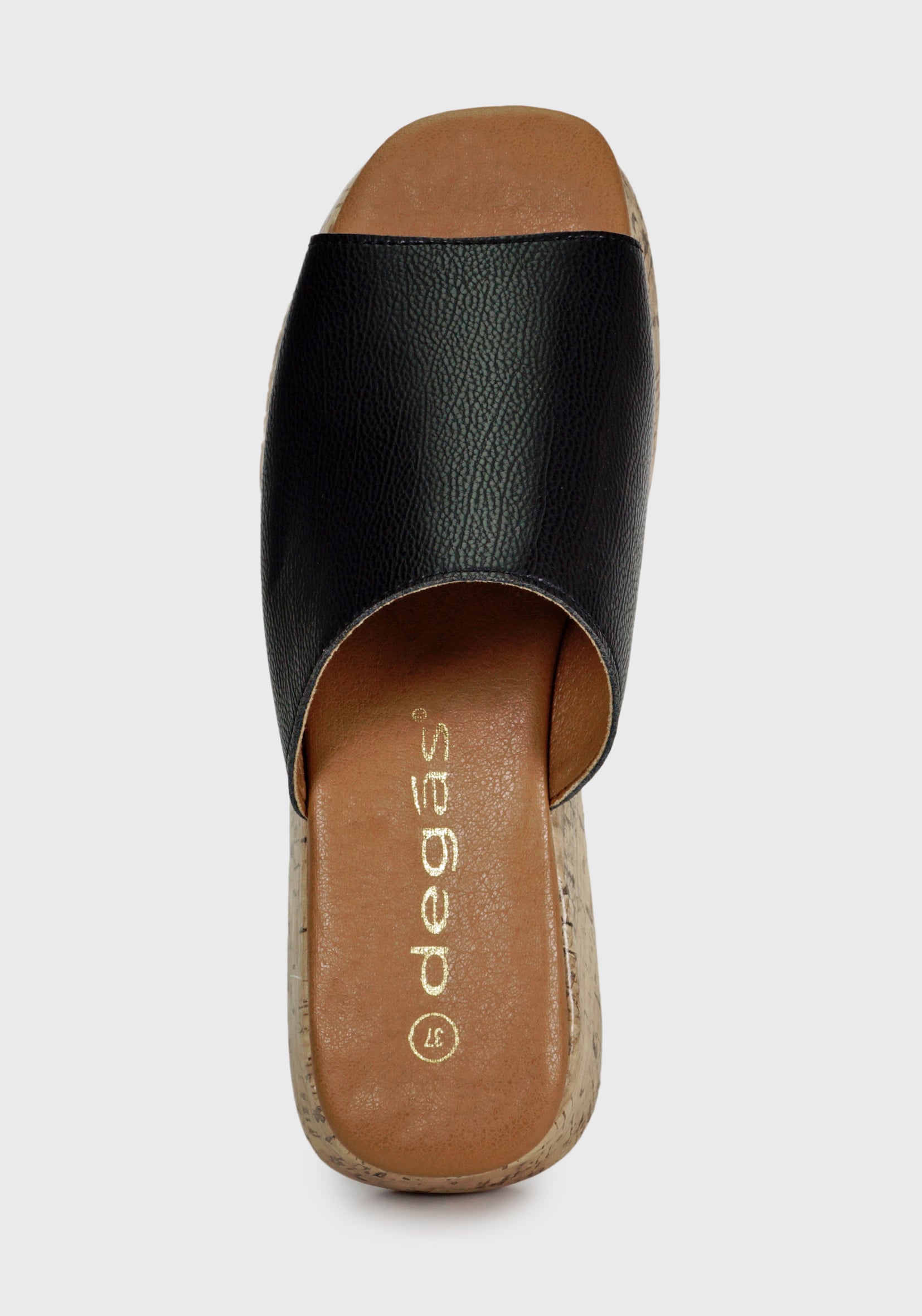 SANDALIAS MUJER DEGAS CUERO NEGRO VARADERO SH1204S23BLK - 7