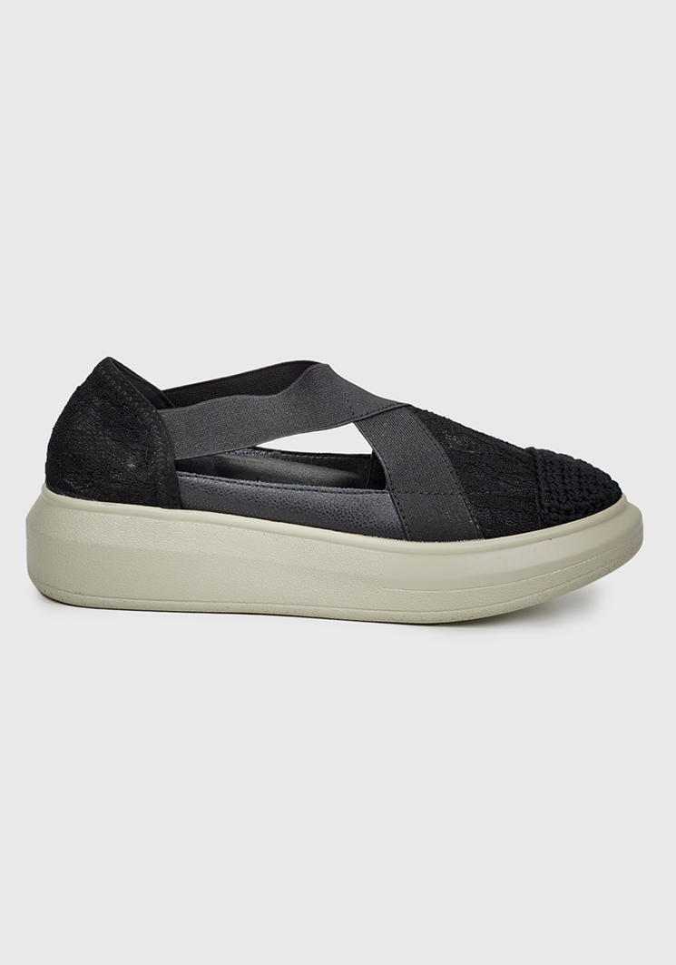 ZAPATILLAS MUJER EDA MANZINI CASUALES NEGRO DRE117S23BLK ANAIS - 2