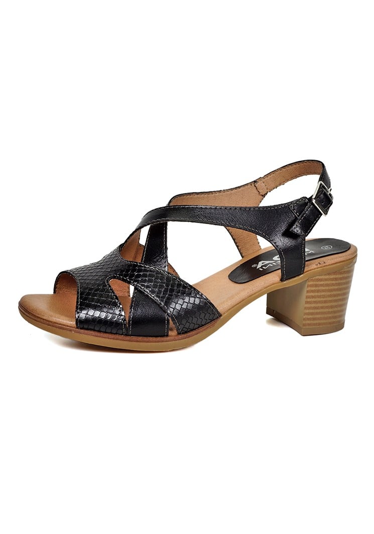 SANDALIAS MUJER EDA MANZINI NEGRO BENEDA EGE360S23BLK - 1