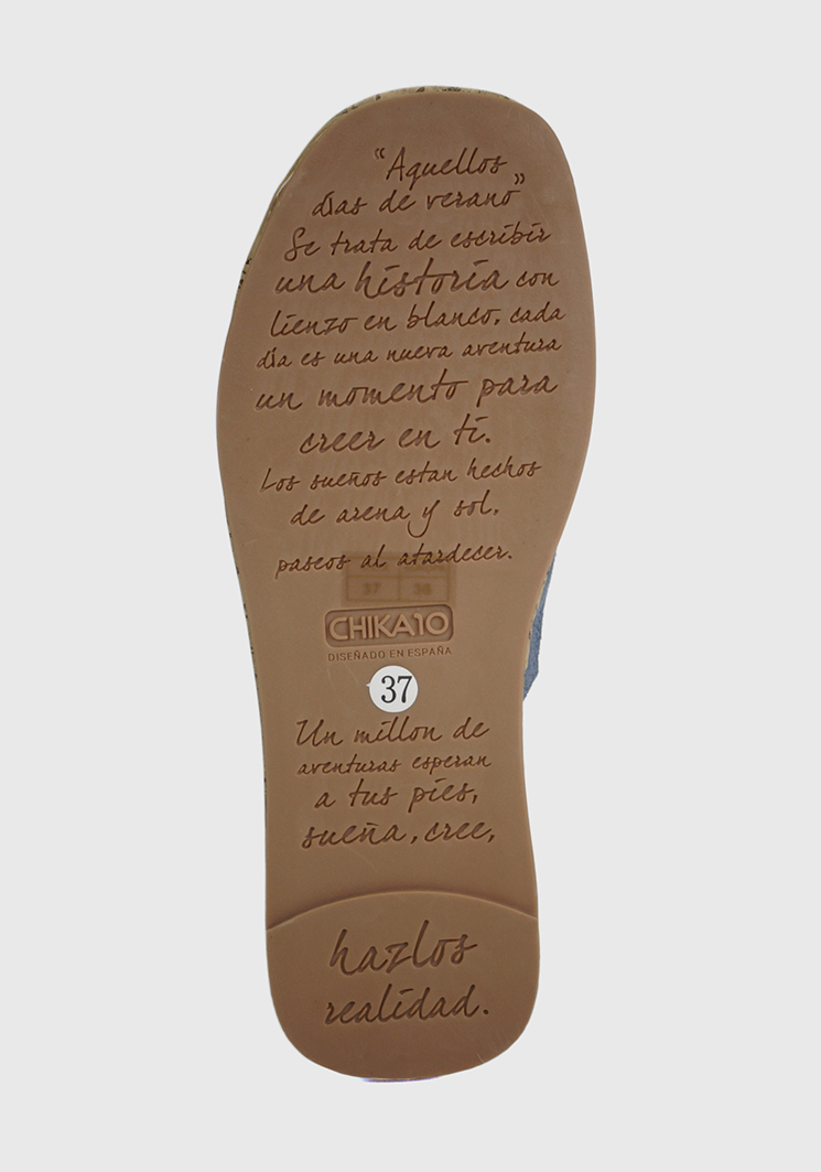 SANDALIAS MUJER DEGAS CUERO AZUL MADEIRA SH1205S23BLU - 5