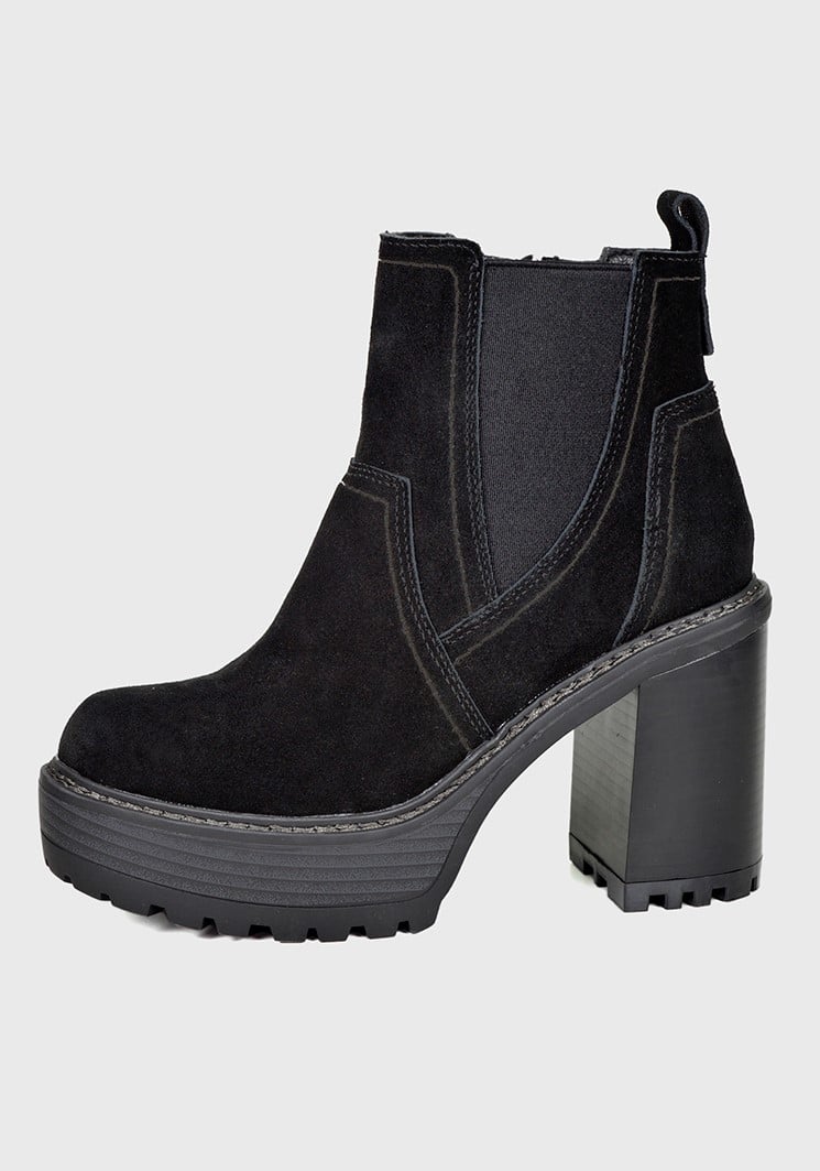 BOTÍN CUERO NEGRO DINARD CASUAL - 2