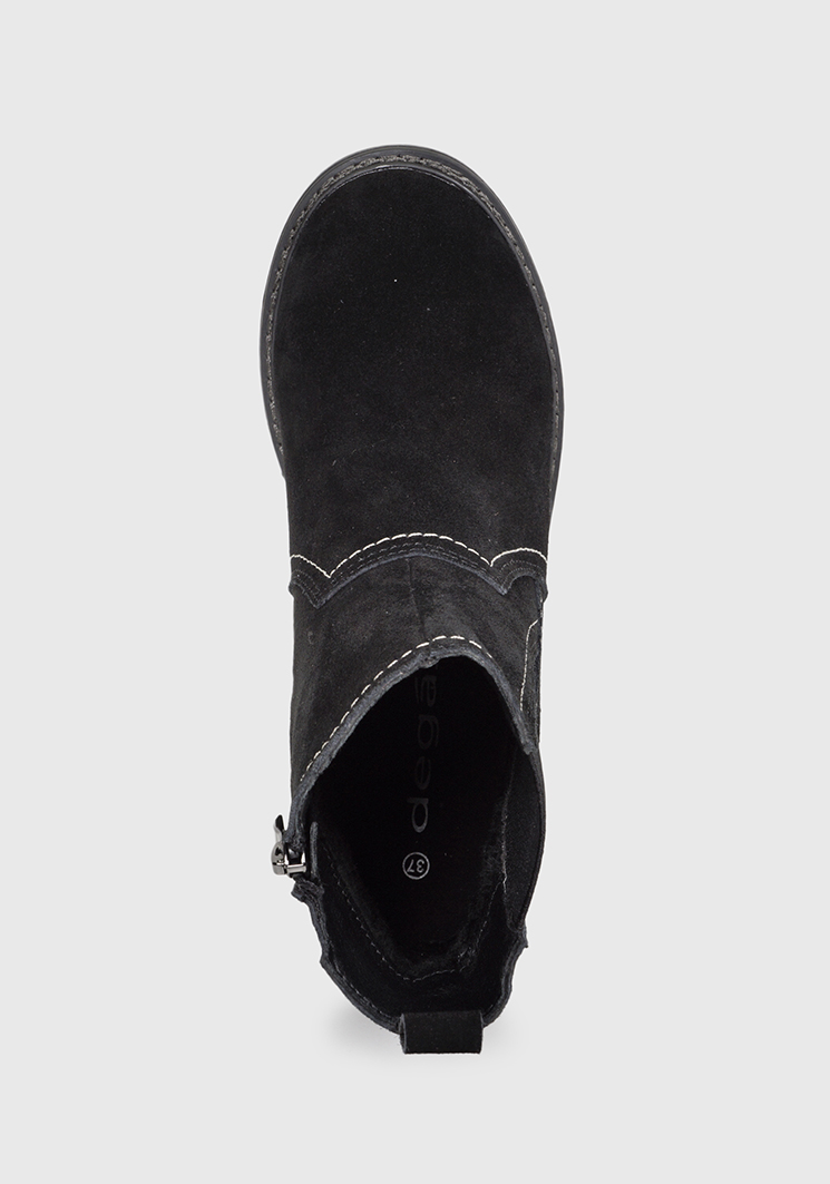BOTÍN CUERO NEGRO DINARD CASUAL - 7
