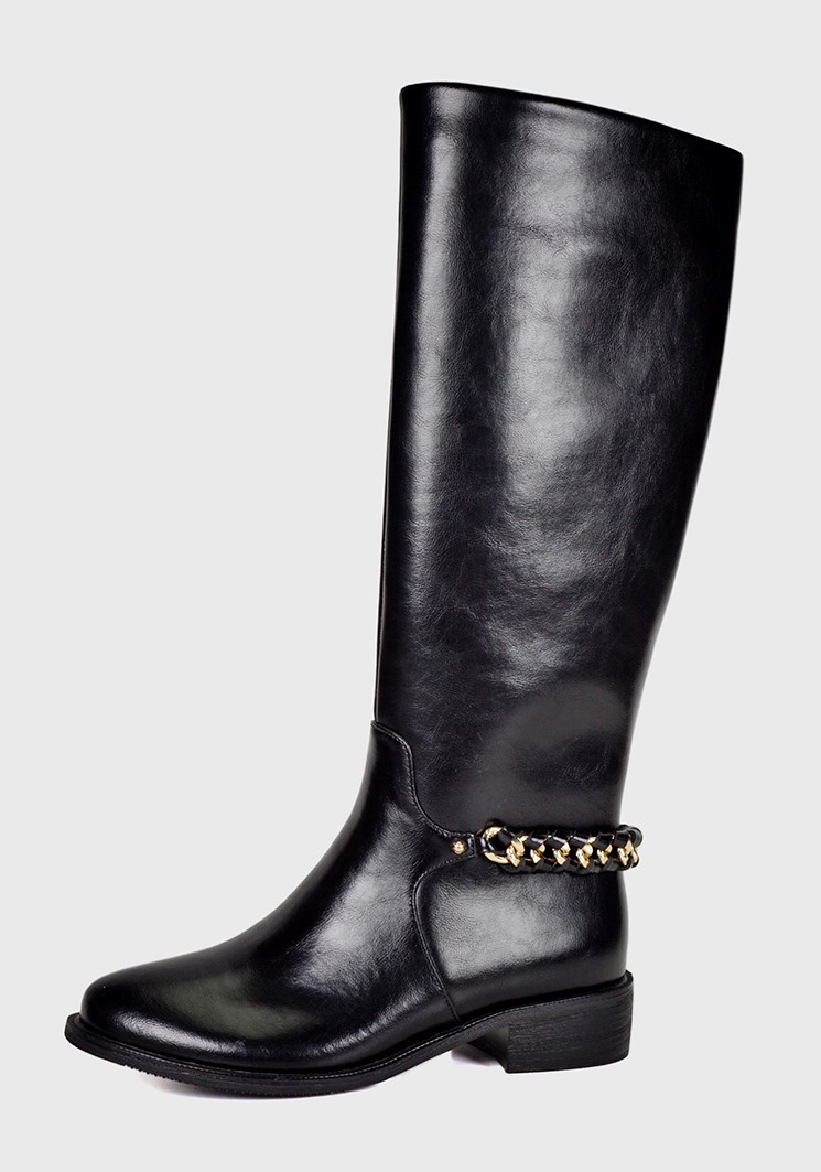 BOTAS MUJER DEGAS CUERO NEGRO MURCIA CH0519W23BLK - 1