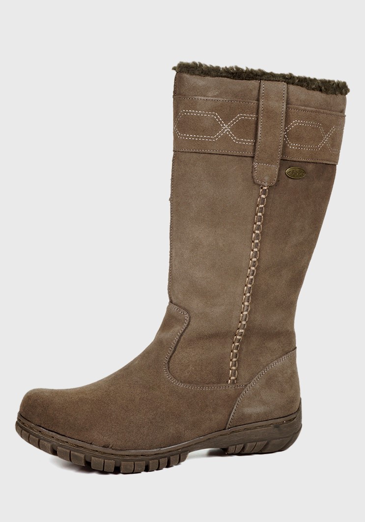 Ripley - BOTA CUERO FOCIA TAUPE