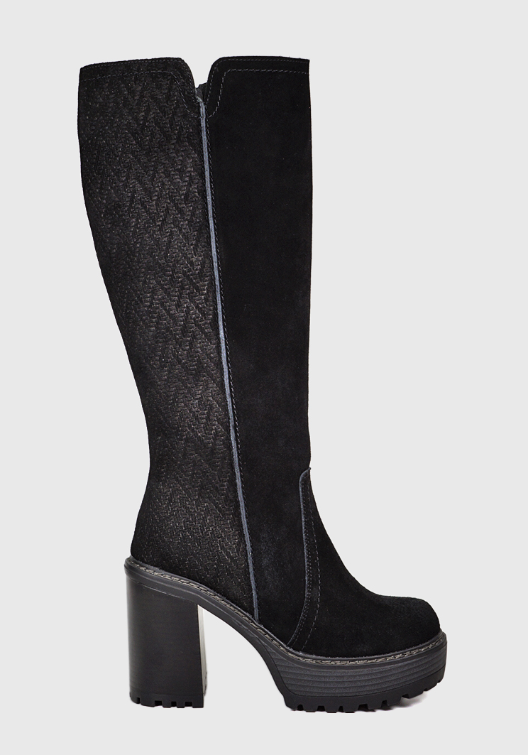 BOTA CUERO DAYTON EN COLOR NEGRO - 4