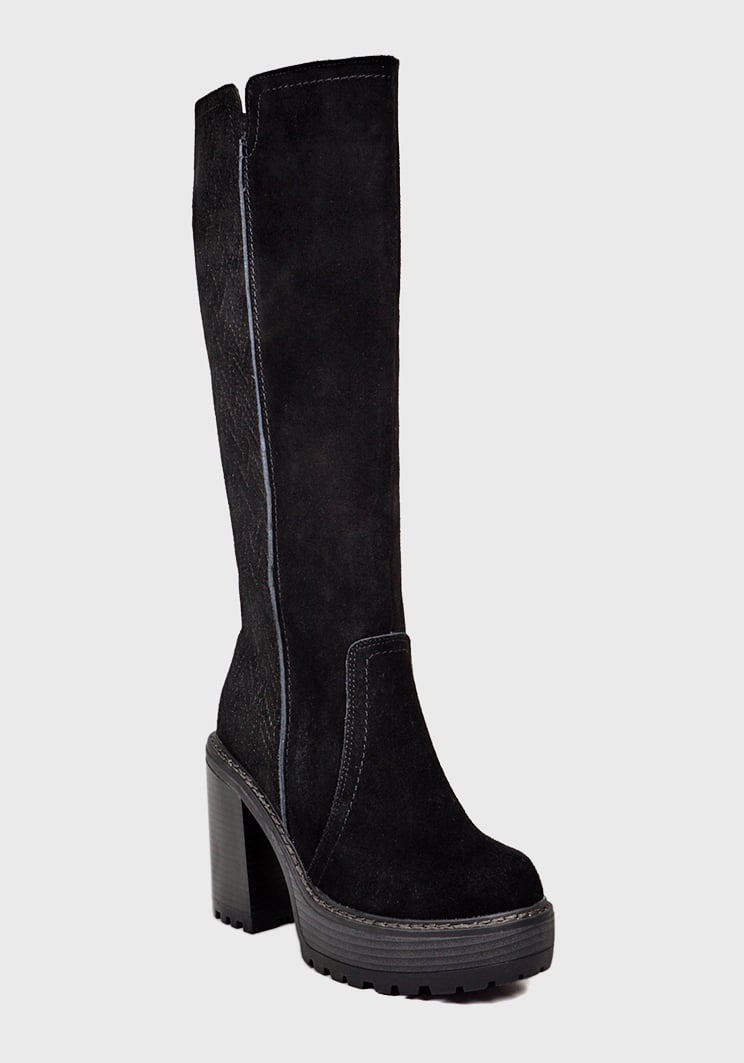 BOTA CUERO DAYTON EN COLOR NEGRO - 6