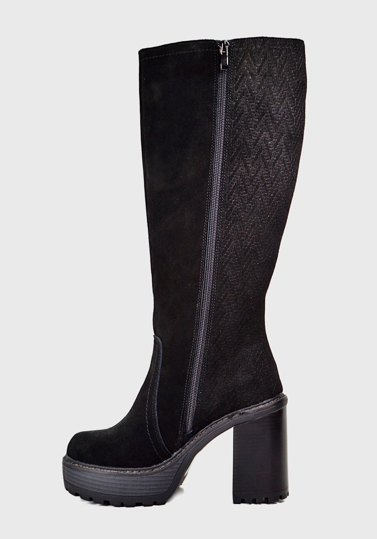 BOTA CUERO DAYTON EN COLOR NEGRO - 7