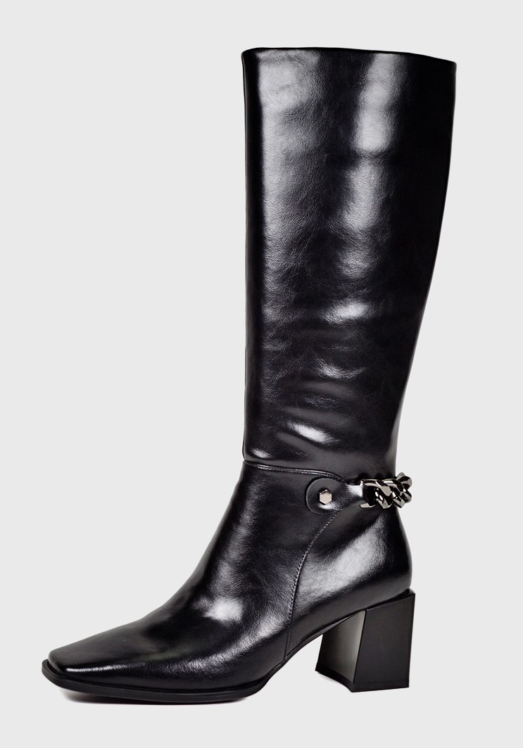 Ripley - BOTA CUERO MARIGOT NEGRO
