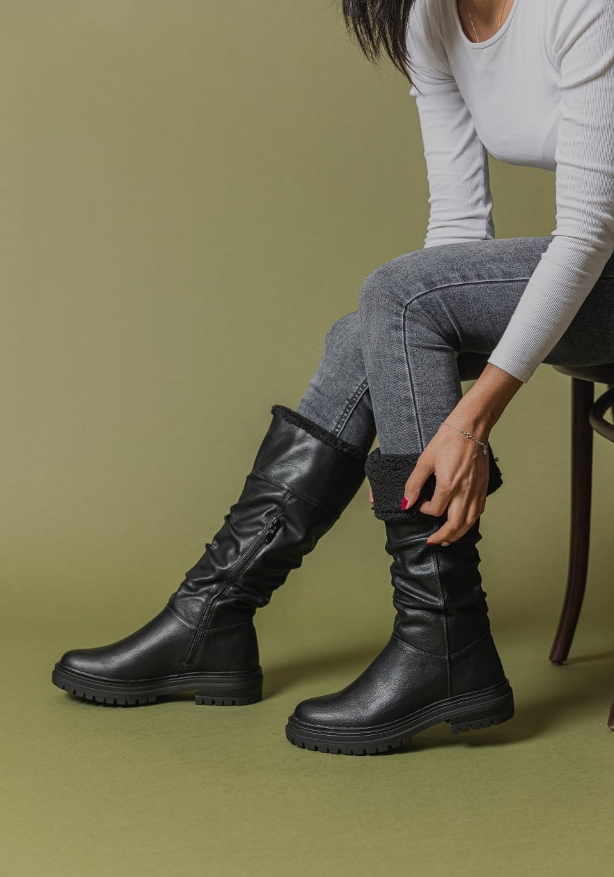 BOTAS MUJER EDA MANZINI NEGRO ALBANY WOE645W23BLK - 3