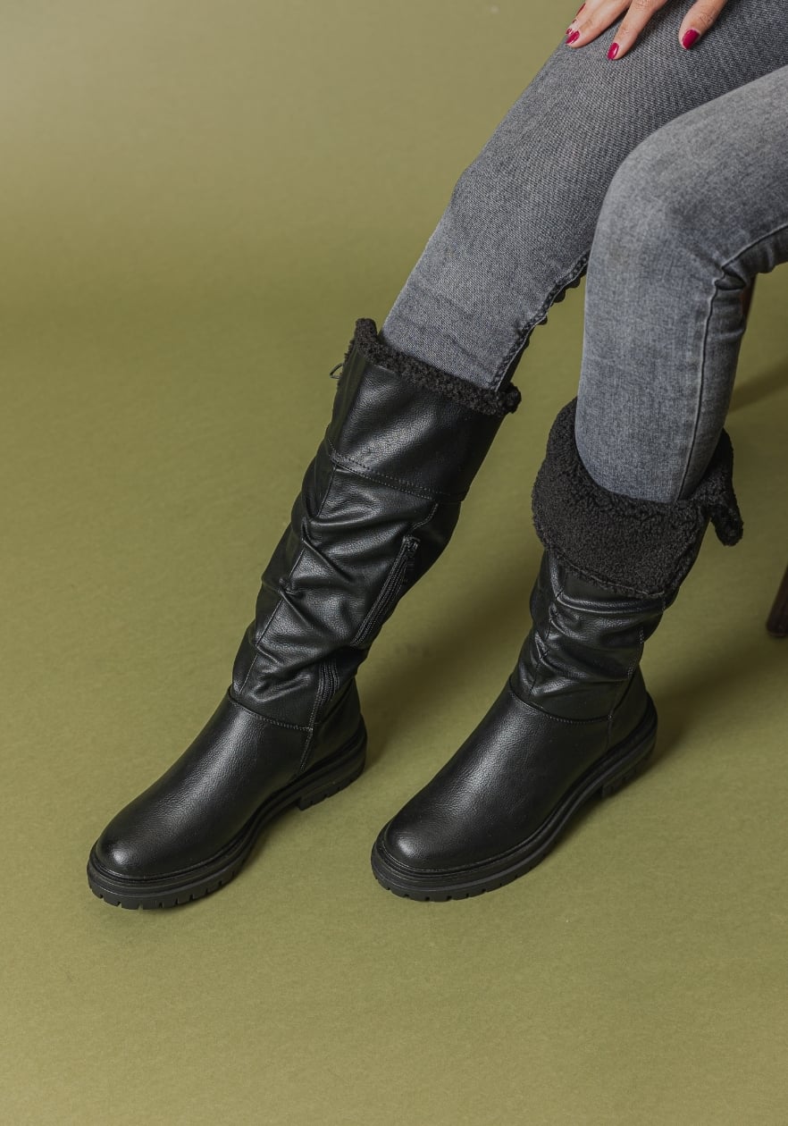 BOTAS MUJER EDA MANZINI NEGRO ALBANY WOE645W23BLK - 4
