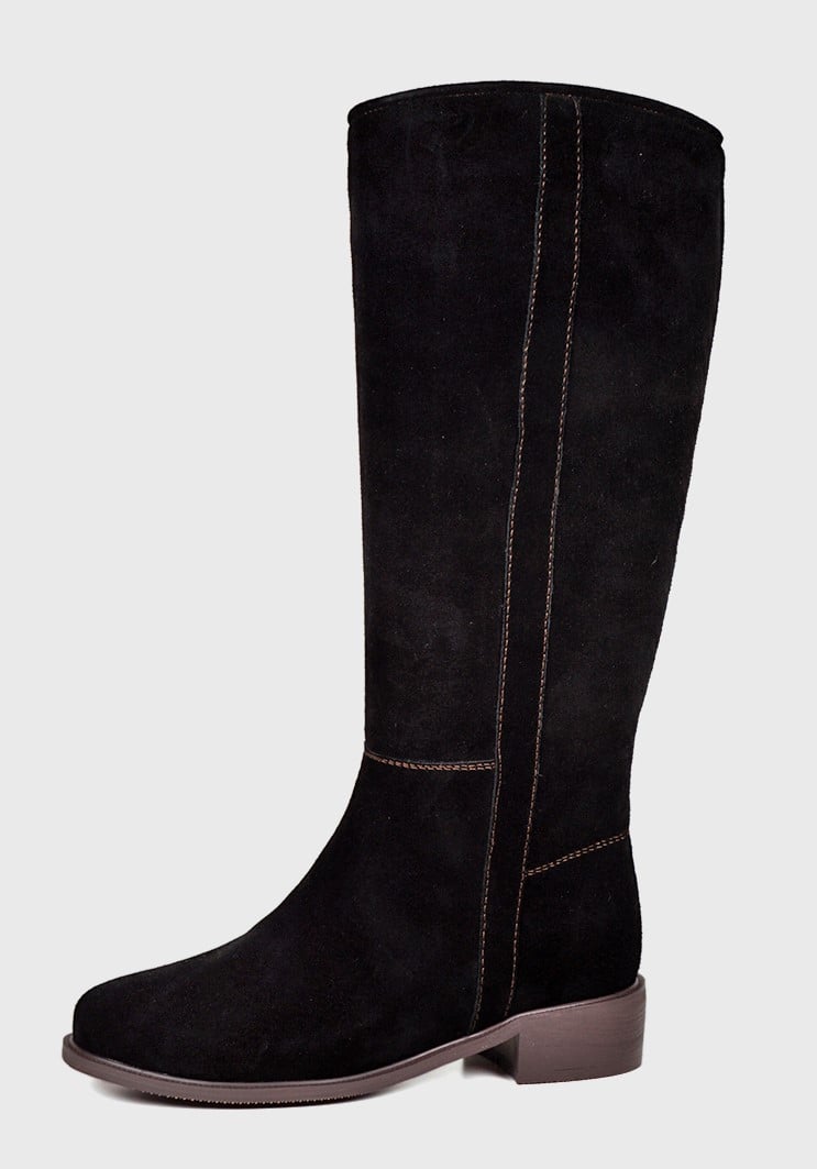 BOTAS MUJER DEGAS CUERO NEGRO DINORA CH0225W23BLK - 1