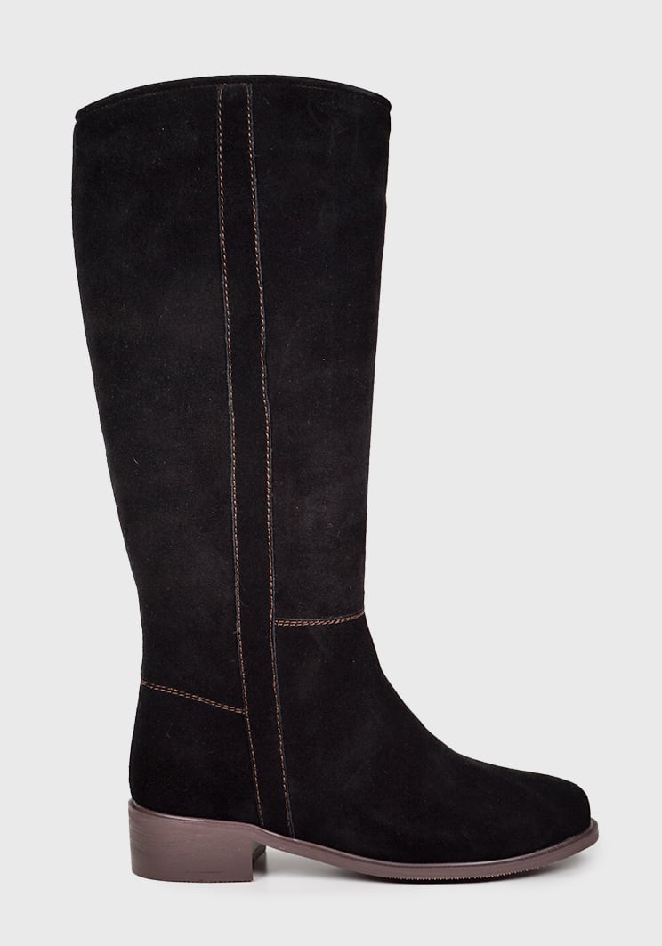 BOTAS MUJER DEGAS CUERO NEGRO DINORA CH0225W23BLK - 2