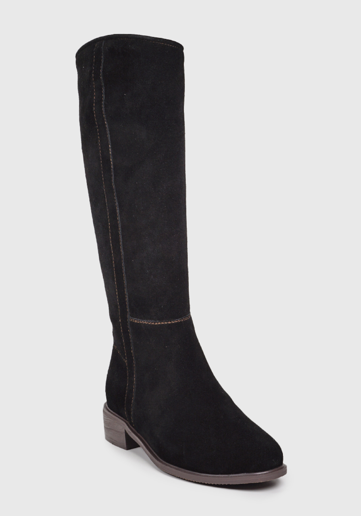 BOTAS MUJER DEGAS CUERO NEGRO DINORA CH0225W23BLK - 3