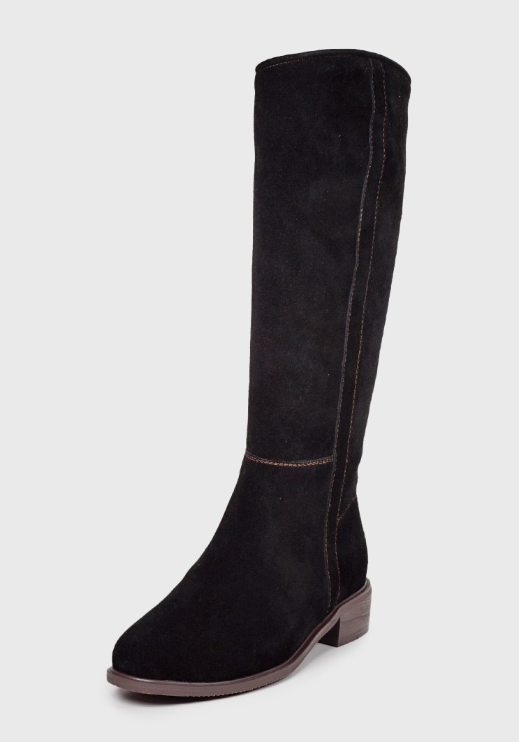 BOTAS MUJER DEGAS CUERO NEGRO DINORA CH0225W23BLK - 7