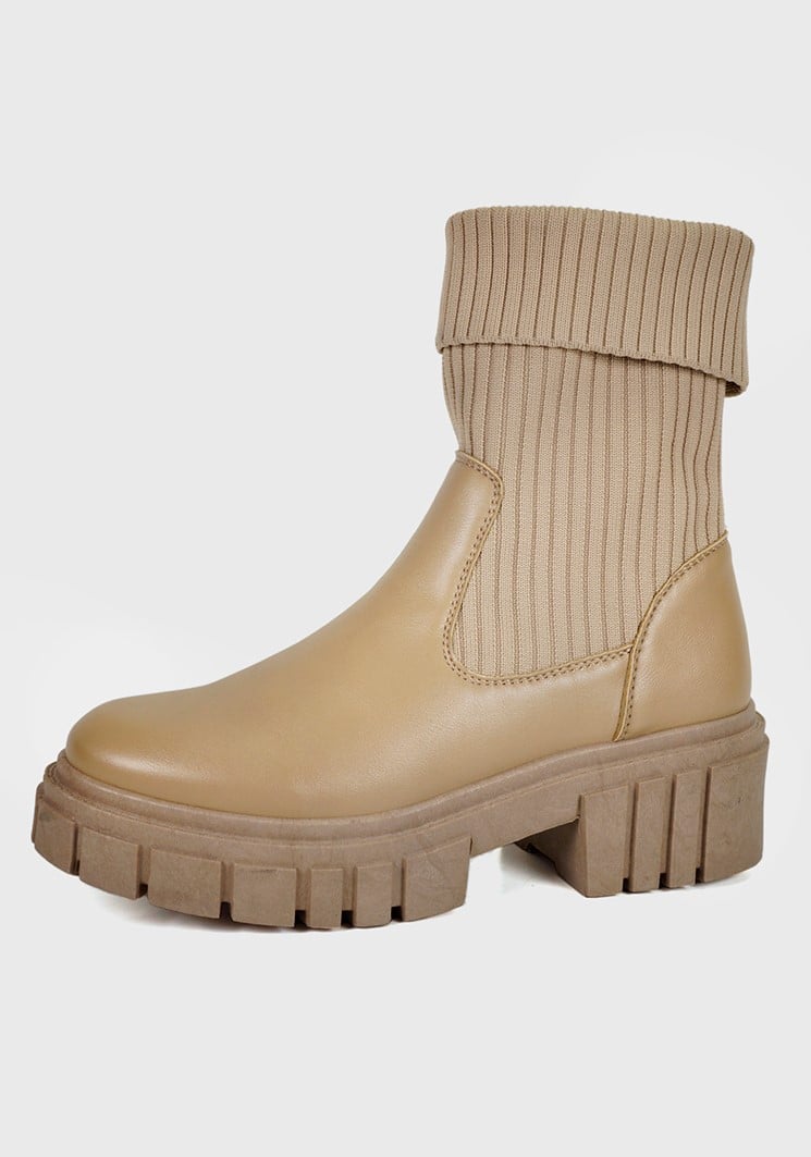 BOTÍN BEIGE  BOFFIL CASUAL - 2